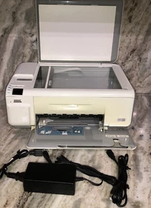 HP Photosmart C4480 All-In-One Inkjet Printer-MINT CONDITION-Used-Needs Ink - Picture 1 of 12