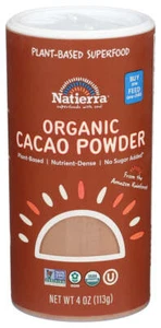 Natierra Organic Cacao Powder 4 Oz (Pack Of 1) - Picture 1 of 2