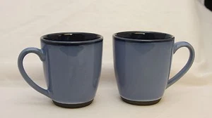 Tazze Sango Nova blu 2 tazze blu scuro e ceramica azzurra come nuove - Foto 1 di 3