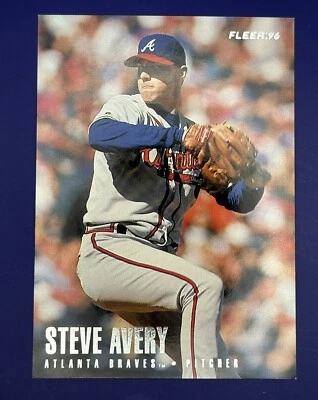 1994 Fleer STEVE AVERY Atlanta Braves Set #1 / 20 - Image 1 of 2