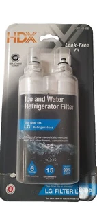 HDX Ice And Water Refrigerator Filter Replacement For LG LT800P (2 Pack) - Picture 1 of 3