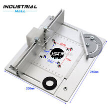 Router Table Insert Plate Woodworking Benches Aluminum Miter Saw Profile Fence
