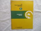 1986 John Deere 84 Round Bale Mover and Feeder Owner Operator's Manual