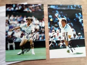 2 x Martina Navratilova signed photos - tennis player, autograph - Picture 1 of 2
