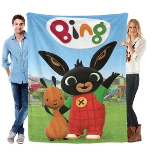 Bing Bunny Blanket Soft Bed Sofa Couch Throw Cozy Lightweight - Picture 1 of 12