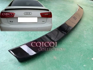 Painted Audi 12-18 A6 S6 C7 sedan trunk spoiler color: LY9B Brilliant black◎ - Picture 1 of 3