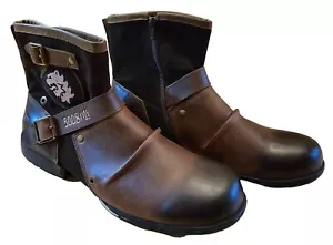 Botas para hombre OTTO ZONE Chukka de cuero marrón 5008-1 talla 13 - Imagen 1 de 13