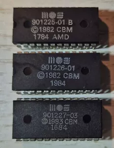 MOS 901225-01/901226-01/901227-03 ROM Set Chips für Commodore 64 in ESD Box. - Bild 1 von 5