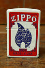 2011 Zippo Lighter Bicycle Playing Cards Design White Matte Lighter (G-11)