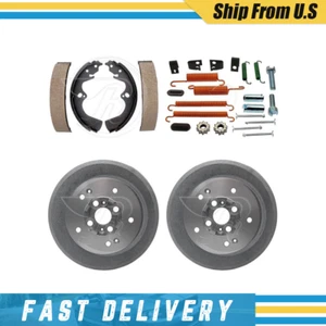 Rear Brake Drums Brake Shoes & Hardware Spring Kit for Kia Sportage 1998-1999 - Foto 1 di 7