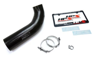 HPS Black Reinforced Silicone Air Intake Hose Kit Post MAF Tube, 57-1639-BLK - Picture 1 of 7