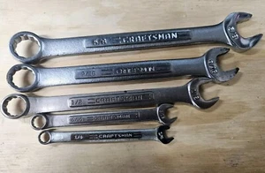 Craftsman USA 5-teiliges SAE Schraubenschlüssel-Set 1/4, 5/16, 1/2, 9/16 und 5/8 - Bild 1 von 2