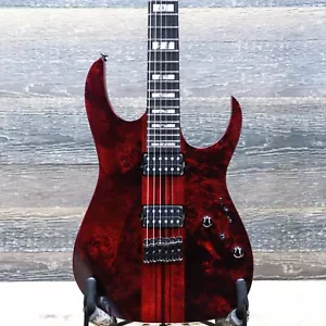 Ibanez RGT1221PB RG Premium Stained Wine Red Low Gloss Electric Guitar w/Bag - Picture 1 of 20