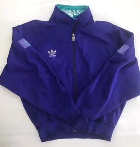 Adidas Vintage Trainingsjacke Herren Größe Small 3 Streifen Jaspo ASIA - Bild 1 von 5