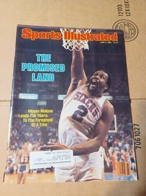 Sports Illustrated Magazine-June 6, 1983-Moses Malone-76ers - Image 1 of 2