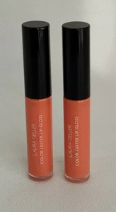 Laura Geller Color Luster Lip Gloss 0.21oz ROSY TARTE (LOT OF 2) unbox - Picture 1 of 2