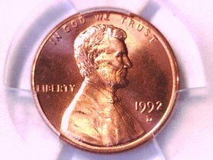 1992 D Lincoln Memorial Cent PCGS MS 68 RD 40149474 Toned - Picture 1 of 7