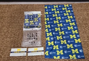 Michigan Wolverines Original Multifunction Seamless Neck Gaiter Face Mask AT&T - Picture 1 of 8