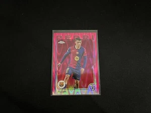 2024-25 Topps Cromo Fútbol UEFA Rosa Neón RayWave #174 Pedri 039/175 - Imagen 1 de 2