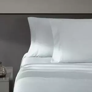 VERA WANG Sheet Set Queen 800-Thread Count Soft Cotton Solid Deep Pocket 4-Piece - Picture 1 of 4