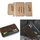 Leather Card Holder Pattern DIY Leathercraft Sewing Accessories Paper Template