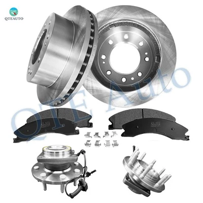 Rotores de freno delanteros 355 8P - Pastilla de freno de cerámica - Buje para GMC Sierra 2500 HD 2011-2015 Foto 1 de 4