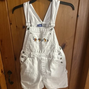 Vintage Disney Store Winnie Puuh weiß Denim Zimmermann Shorts S bestickt - Bild 1 von 11