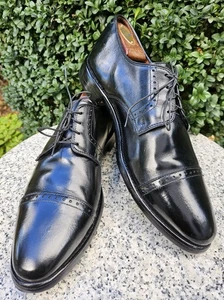 Allen Edmonds Clifton Cap Toe Black Leather Dress Oxford Shoe Size : 10.5D - Picture 1 of 22
