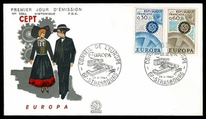 FRANCE 1967 FDC CEPT issue - Europe   SG72R - Picture 1 of 2
