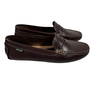 Eastland Patricia Womens Leather Penny Loafers Brown Casual Shoes Size 9 - Picture 1 of 10
