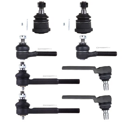 8x Fits 1995-2002 Ford Crown Victoria Lincoln Town Car Front Ball Joints Tie Rod - Image 1 of 4