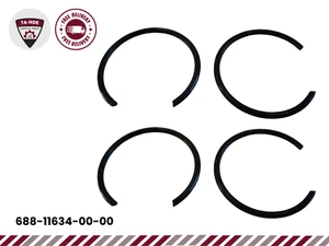 688-11634-00-00 se adapta a Yamaha fueraborda 25-90 HP 2T pistón clip pin clip x4 piezas - Imagen 1 de 8