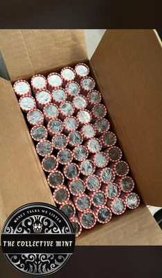 Cuartos de galón Washington ~ plata ~ caja bancaria 50 rollos ~ $ 500 FV ~ todas las casas de moneda Westpoint ~ ¡errores! Foto 1 de 2