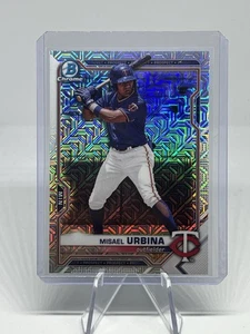 Misael Urbina 2021 Bowman Draft Chrome Mojo Refractor Asia SP Rookie NRMT+ - Picture 1 of 2