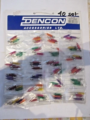 DENCON 12v 1.1W E5 LES Lilliput 4 Pack Multi Colour Replacement Christmas Light Bulbs