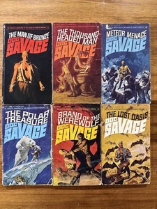 Vintage Set Of 22 Doc Savage Paperback Books - Picture 1 of 8