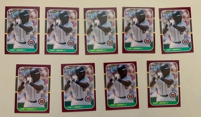 9 - 1987 Donruss Opening Day Chet Lemon, Detroit Tigers, #213 - Image 1 of 2