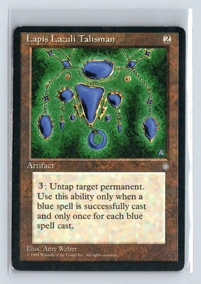 (3x) LAPIS LAZULI TALISMAN – MTG Magic the Gathering Card – Ice Age – Uncommon - Image 1 of 4
