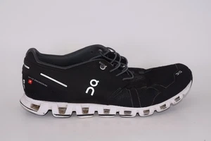 On Men On Cloud Swiss Engineering Black Running Shoes Sneakers Size 9 - Picture 1 of 12