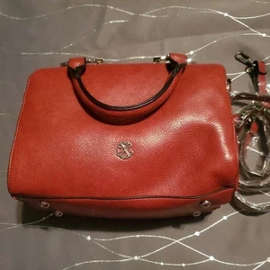 Christian Lacroix Satchel Red Purse - Picture 1 of 4