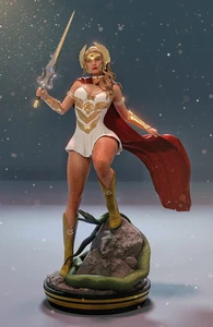 SheRa Sculpture(600mm)/Unassembled/Unpainted/3Dprint - Foto 1 di 14