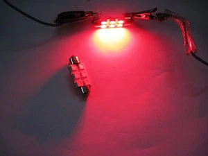 6 piezas Super RED 6-5050 SMD 3-chips 5050 LED 42mm 211 212-2 6413 - Imagen 1 de 5