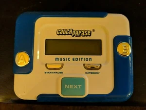 Hasbro Music Edition Catch Phrase Electronic Handheld Game Blue - Tested - Picture 1 of 4