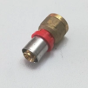 Raccordo diritto F a pressare per tubo multistrato da 20x3/4'' - Foto 1 di 2