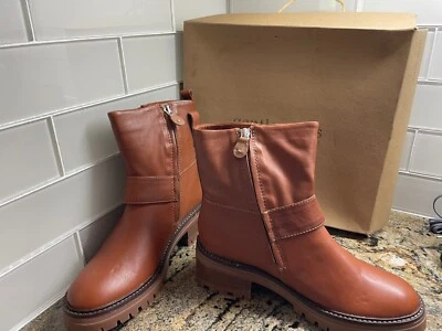 Botas Kenneth Cole para mujer Gentle Souls abrochadas cuero a prueba de agua NUEVAS 7,5 Foto 1 de 4