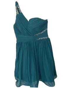 FOREVER UNIQUE WOMEN DRESS - Turquoise Evening Dress - Picture 1 of 3