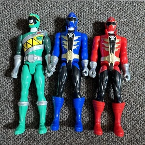 LOT Power Rangers Super Megaforce Red Blue Green Pirate 12” Action Figure SCG PR - Picture 1 of 5