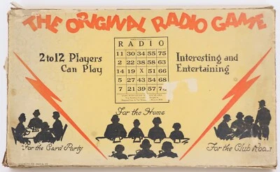 The Original Radio Bingo Game Interesting and Entertaining Novelty Co. PA - Image 1 of 4
