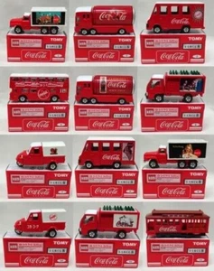 Tomica Kuji VIII Coca-Cola Art Collection BOX Minicar 12 types Japan Import - Picture 1 of 1