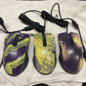 Custom Painted Onn. Gaming Mouse Wired - USB 6 ft Cable - 3 Pack - Picture 1 of 6